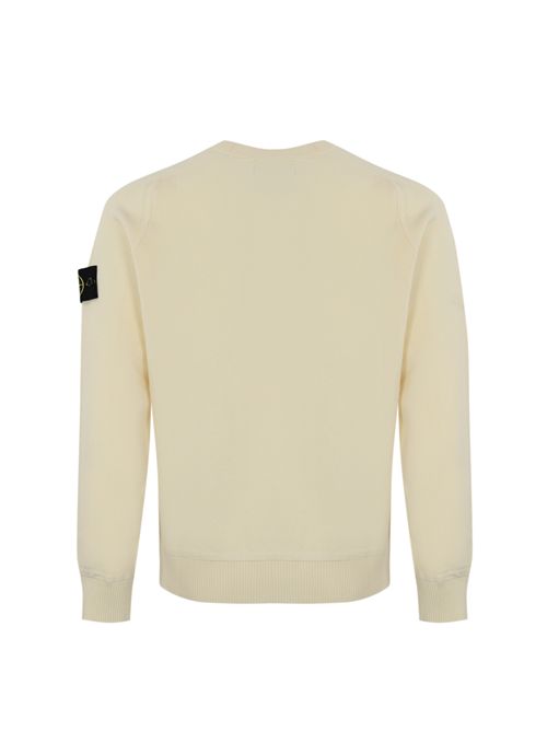 Maglia 5100029 Soft Organic Cotton Micro Stitch Ivory STONE ISLAND | 5100029S00B5V0093